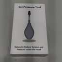 Ear Pressure Relief Suction Device, Tinnitus Relief for Ringing Ears, Portable & Effective Ear Pressure Reliever Device, Ideal for Flying, Reduces Tension with 3 Sizes of Earbuds