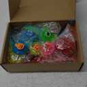 84PCS Halloween Party Favors for Kids, Glow in the Dark Toys Bulk Light up Rotating Necklaces Bracelets Rings Tattoos, Halloween Trick or Treats Toys Goodie Bag Stuffers Party Supplies Glow Sticks