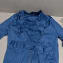 Husifang Womens Fall Fashion 2 Piece Blazer Sets Open Front Blazers and Slim Fit Pants Suits Set, Blue Green 