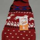 Lelepet Dachshund Sweater, Turtleneck Dog Sweaters for Small Dogs, Warm Pullover Knitted Pet Coat, Cold Weather Dachshund Clothes, Fall/Winter Cozy Outfit (XS-XL) (Red)