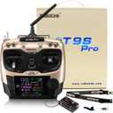 Radiolink AT9S Pro 10/12 Channels 2.4GHz RC Transmitter and Receiver R9DS Radio Remote Long Range Control for FPV Racing Drone/Quad/Airplane and More (Mode 2 Left Hand)