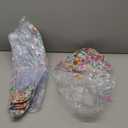 Civaner 6 Pcs Inflatable Glitter Beach Balls 24 Inch Large Sparkly Confetti Pool Balls for Holiday Party Decorations Clear Floatable Blow up for Wedding Birthday Summer Party Favor(Colorful,Confetti)