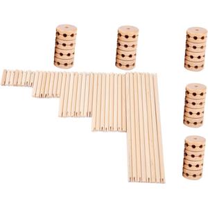 BESPORTBLE Wooden Construction Blocks Toys for Boys and Girls Intellectual Educational Playthings Safe for Boy Girl BESPORTBLE Wooden Construction Blocks Toys for Boys and Girls Intellectual Educational Playthings Safe for Boy Girl