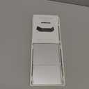 Samsers Foldable Bluetooth Keyboard with Touchpad - Portable Wireless Keyboard with Holder, Rechargeable Full Size Ultra Slim Pocket Folding Keyboards for Android Windows iOS Tablet & Laptop - Silver (BT x1)