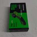 Cardboard Cutter, Rechargeable Cordless Electric Scissors, 4V Upgrade Motor Electric Box Cutter with 2 Blades, Safety Lock & LED Light, Powerful Cutting for Cardboard Box, Plastic, Leather, (Green)