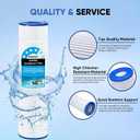 CC200 Pool Filter Compatible with Pentair Clean and Clear 200, CC200, PAP200,Unicel C-9419, Ultral-C5, PP-C5, Filbur FC-0688, R173217,Aladdin 29902, Baleen AK-8005, 200 sq.ft Cartridge (White-2 Pack)