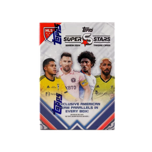 Topps Super Stars Season 2024 MLS Trading cards 9 Packs Per Box, 8 Cards Per Pack, 72 Cards In Total
