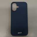 Mous for iPhone 16 Plus Case Slim MagSafe Compatible - Super Thin 2.0 - Magnetic Phone Cover - Navy Blue