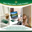 50 Strategic Wisdom Cards - Timeless Philosophy Deck for Leadership & Mastery - Premium High-Gloss Insight Deck for Executive Growth & Decision Making - Elegant Gift for Success (Dark Green)