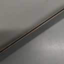 2 Pcs 304 Stainless Steel Strips, Brushed Self Adhesive Strip Metal Trim Strip, Finishing Sheet Metal Strip for Microwave/Oven/Cooktop, 30" Long, 1" Wide Gap Filler for Kitchen Decor-Black