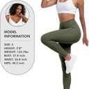 LZYVOO Leggings with Pockets for Women, 6 Packs Soft High Waisted Tummy Control Workout Yoga Pants (XL)