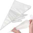Extra Large 26 Inch Piping Bags 50 Pack - HOMIOVE XXL Disposable Piping Icing Bags Anti-Burst Thick Pastry Bags Frosting Bags Anti Burst Cake Decorating Bags for Cake Decorating, Cupcakes, Macarons