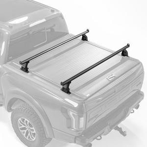 Adjustable Truck Bed Rack Cross Bars,Compatible with Mid-Size Trucks with Retractable Hard Tonneau Covers|Length 65"|2PCs|Made of high-Strength Aluminum Alloy