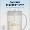 Dr. Brown's Baby Formula Mixing Pitcher with Adjustable Stopper, Locking Lid, and No Drip Spout, 36 oz, BPA-Free, Gray, 1-Pack
