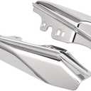 Chrome Mid-Frame Air Deflector Compatible for Harley Davidson Touring Street Electra Glide Road King FLHR FLHX FLTR FLHT 2001-2008 2005 2003