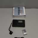 Retekess V115P Portable Shortwave Radio,Rechargeable AM FM SW WB Radio,Wireless Connection,1800mAh Battery,Digital Tuner,TF/AUX,Recording,Flashlight,Sleep Timer,Alarm Clock,for Emergency,Camping