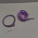 Dogs Kingdom 10 "-16.5" Total Length Suede Skin Jeweled Rhinestones Pet Dog Collar Leash Set Sparkly Crystal Diamonds Studded Leather Puppy Dog Cat Collar Leash Set Purple S