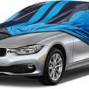 Car Cover Waterproof Custom Fit BMW 3 Series1999-2025, Full Exterior Cover for Automobiles Lightweight Resistant Outdoor Sun UV Rain Dust Snow Wind Protection. (Black)