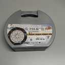 Snow-Chains Auto Fixing 1 Min Quick Fit Easy Installation Tire-Chains, Gifts for Safety, Portable Reusable Universal Emergency Tire Traction Chain for Passenger Car and SUV - Set of 2 (XM-120)