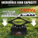 4Pack 4.7"H Heavy Duty Trailer Jack Block Up to 35,000lbs for RV Jack