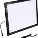 HSK B4/A3s Artist tracing Light Box Copy Table,USB Power Dimmerable 6000 Lux Lock Button Artcraft Light Pad for Tatto Drawing, Sketching, Animation,Diamond Painting
