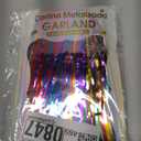 4P Metallic Foil Fringe Banner Tinsel Table Skirts for Rectangle Tables Backdrop Tinsel Banner Garland Curtains for Parade Floats Wedding Graduation Anniversary Birthday Parties Decoration (Rainbow)
