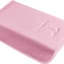 Center Console Leather Armrest Cover Designed for Tesla Model 3 2017-2023/Model Y 2020-2025,Center Console Accessories for Tesla Model 3/Y Interior Light Pink