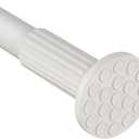 Tension Curtain Rod No Drilling, Heavy Duty 51-168 Inch, White
