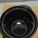 COOK WITH COLOR 2QT Mini Electric Round Slow Cooker - Adjustable Settings, Removable Stoneware Pot, Tempered Glass Lid, Dishwasher Safe, Cool-Touch Side Handles, Slate Blue