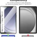 NEW'C 2 Pack Designed for Samsung Galaxy Tab A11, Tab A9 8.7 inches, (No compatible Tab A9+ 11 inch) Screen Protector Tempered Glass, Bubble Free, Ultra Resistant