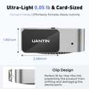 6-Port Dock for Mac mini M4/ M4 Pro | 10Gbps High-Speed Mac mini Hub Adapter with 2*USB-A/ 2*USB-C/SD TF 3.0 Card Reader | Compact One-Piece Design | Plug & Play