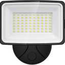 Onforu 130W LED Security Light, 13000LM Outdoor Indoor Flood Light Switch Controlled, IP65 Waterproof LED Exterior Floodlight, 6500K White Wall Mount Security Lighting for Entryway, Garage, Yard, Eave (Black)