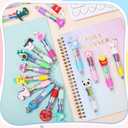 BESARME 48 Packs Multicolor Pen in One, 4-in-1 Fun Pens for Kids Cute Pens Bulk End of Year Gifts for Students Elementary Graduation Gift Prize Gifts for Class Party Favors Goodie Bags Stuffers