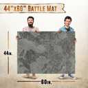 44"x60" Vinyl Battle Mat for Warhammer 40k Terrain & DND Tabletop Gaming - Detailed Battle Map - Complete DND Starter Set for TTRPG Wargaming Table- Age of Sigmar - Dungeon and Dragons