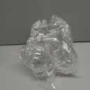 4 x Protective Case Compatible with Labubu, Crystal-Clear Hard Display Box with Keychain & Dustproof Cover, Clear Display Case with Keychain(Doll Not Included, Standing