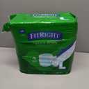 FitRight Adult Diapers, Ultra Heavy Absorbency, L (Waist Size 44in-56in), 20 Count, OptiFit Incontinence Briefs for Men and Women, Disposable, Moisture-Wicking, Leak Protection,