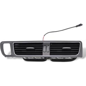 Car Center Console Dashboard Louver Conditioning Vent Assembly Compatible with Q5 2010-2017 Replace 8R1820951GWVF 8R1820951L
