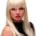 isheeny Hair Toppers For Women Add Volume And Style With 12Inch Blonde Clips In Hair Pieces And Bangs - Natural Looking Hair Extension For Thinning Hair