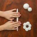 White Air Dry Foam Clay for Kids - 3.3 Pounds Soft Bulk Modeling Clay with Carrying Case & Airtight Zip-Seal Bags - Perfect for Arts & Crafts, Molding, Slime, Cosplay Armor | No-Mess, Non-Stick