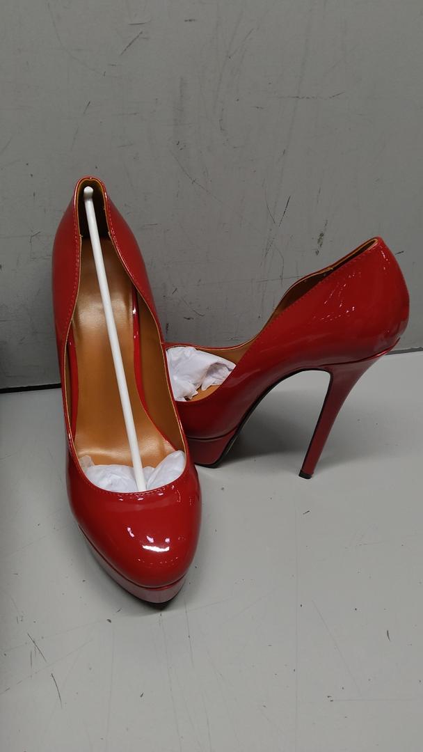 MAIERNISI JESSI Unisex Men's Women's Flatform High Heels Peep Toe Stiletto Pumps 45 11.5