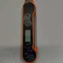 Meat Thermometer Digital with Backlight, Calibration & Hold Function, IP65 Waterproof Food Thermometer for Cooking, Outdoor Grilling, Candy Making (Orange)