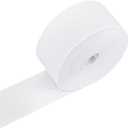 BENECREAT 55 Yards White Curtain Tape, 4 Inch Wide Non Woven Cloth, Sew-in Curtain Heading Tape for Drapery Accessories, DIY Crafts and Home Decor