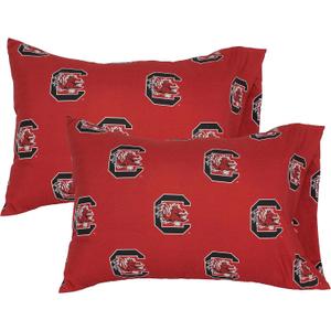 College Covers Everything Comfy South Carolina Gamecocks Pillowcase Pair, Standard, 20" x 30", Includes 2 Pillowcases
