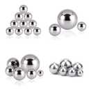 ZYsteelball- (500pcs, 5mm) Chrome Steel Bearing Balls Precision Ball G25