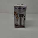 68oz Coffee Carafe Airpot Insulated Coffee Urn Stainless Steel Vacuum Thermal Pot Flask for Coffee, Hot Water, Tea, Hot Beverage - Keep 12 Hours Hot, 24 Hours Cold (Silver)