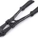 MAXPOWER 14-Inch Heavy Duty Bolt Cutter, Hardened Chrome Molybdenum Steel Blade, Ergonomic Rubber Handle