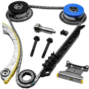 2.4 Timing Chain Kit w/VVT Sprocket for Chevy Equinox 2.4L 2010 for GMC Terrain, for 08-10 Malibu HHR 2.0L, for Buick Regal 2011-13, for Saturn Vue Aura Sky 2.4 07-09 Cam Phaser 12578515 12621505