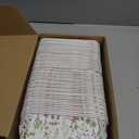 Hushee 50 Sets Wildflower Paper Loaf Pans with Bags & Ties, 6.3x2.2x2.2" Disposable Mini Bread Baking Molds, Colorful Floral Spring Cake Liners for Mother's Day Easter Garden Party Gifts