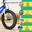 MOHEGIA Kids Bike Tire: 12.5/14/16/20 x2.125 Inch Folding Replacement Bicycle Tire,Compatible with BMX, MTB and Children Racing