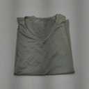 Real Essentials Women's Dry Fit Short Sleeve V Neck Workout Top - Fitness Gym Athletic Yoga T-Shirt XL Green